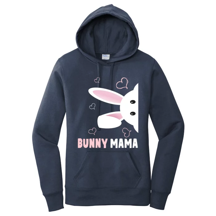 Bunny Mama Funny Easter Cute Bunny Mom Gift Women's Pullover Hoodie