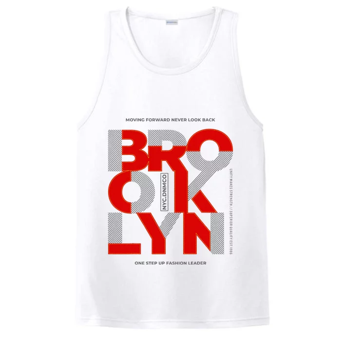 Brooklyn Moving Forward Never Look Back Performance Tank