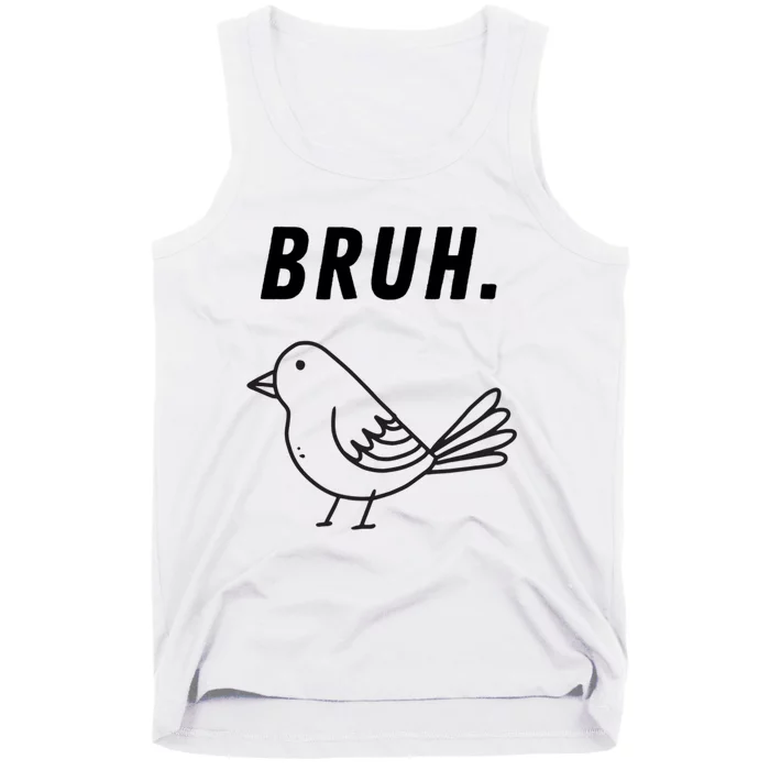 Bruh Meme Funny Saying Brother Greeting Teens Tank Top