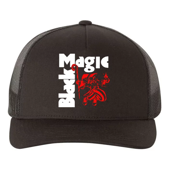 Black Magic Funny Yupoong Adult 5-Panel Trucker Hat