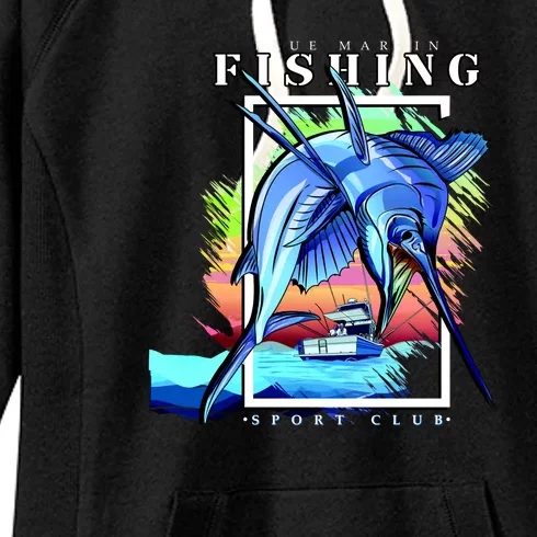 Blue Marlin Fishing Club Women's Fleece Hoodie