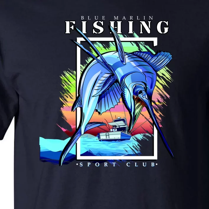 Blue Marlin Fishing Club Tall T-Shirt