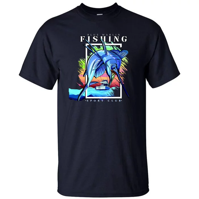 Blue Marlin Fishing Club Tall T-Shirt