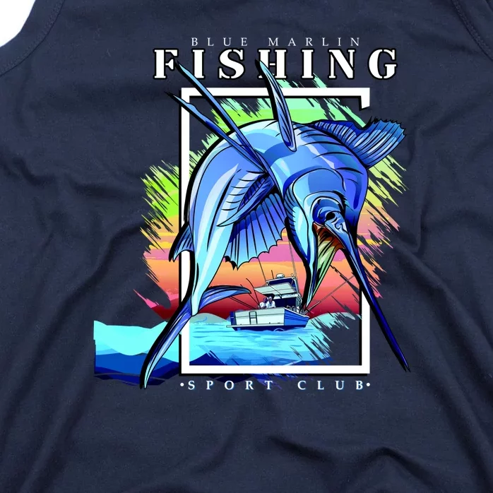 Blue Marlin Fishing Club Tank Top