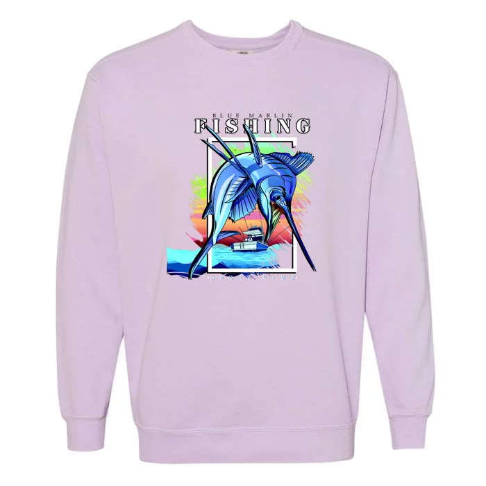 Blue Marlin Fishing Club Garment-Dyed Sweatshirt