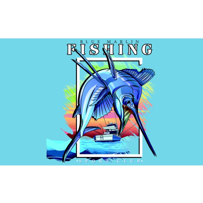 Blue Marlin Fishing Club Bumper Sticker