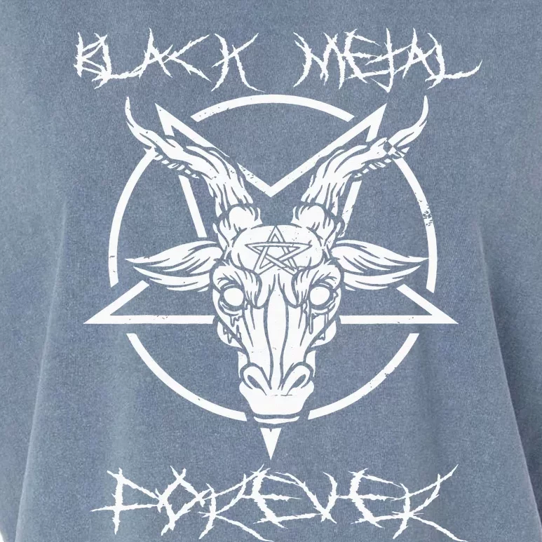 Black Metal Forever Death Doom Metal Garment-Dyed Women's Muscle Tee