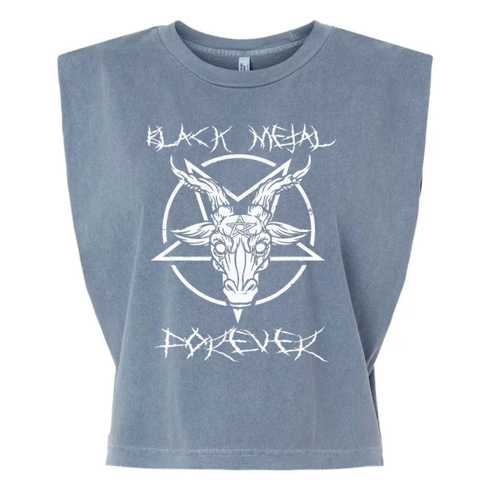 Black Metal Forever Death Doom Metal Garment-Dyed Women's Muscle Tee