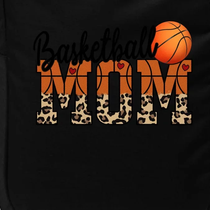 Basketball Mom Gift Funny Ball Mom Cute Letter Gift Impact Tech Backpack