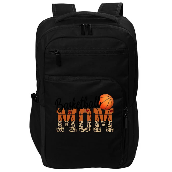 Basketball Mom Gift Funny Ball Mom Cute Letter Gift Impact Tech Backpack