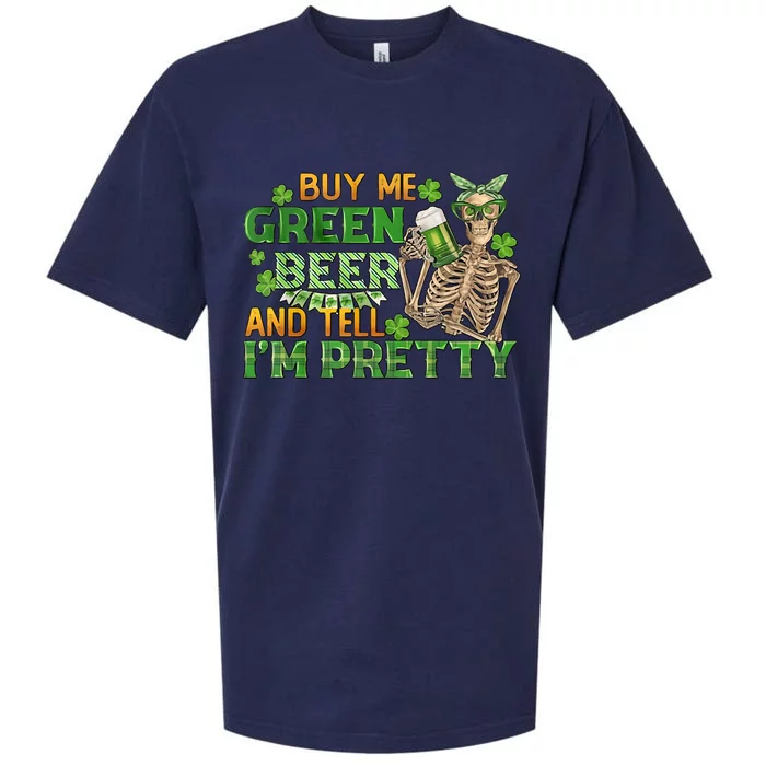 Buy Me Green Beer And Tell I'm Pretty Sueded Cloud Jersey T-Shirt