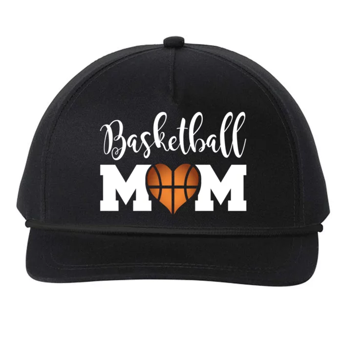 Basketball Mom Gift Love Bball Mother Gift Snapback Five-Panel Rope Hat