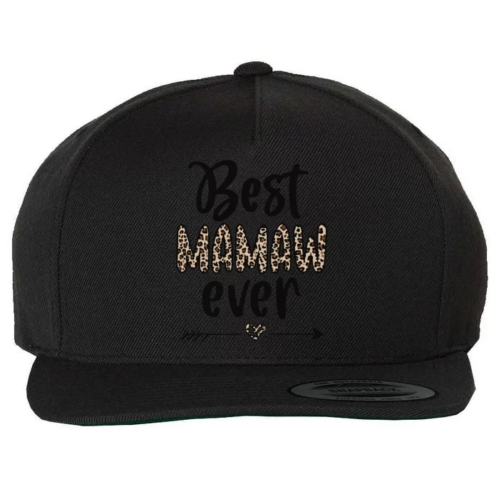 Best Mamaw Grandmother Appreciation Mamaw Grandma Wool Snapback Cap