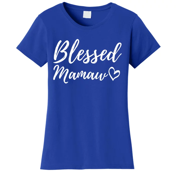 Blessed Mamaw Gift Christmas Family Matching Thanksgiving Cool Gift Women's T-Shirt