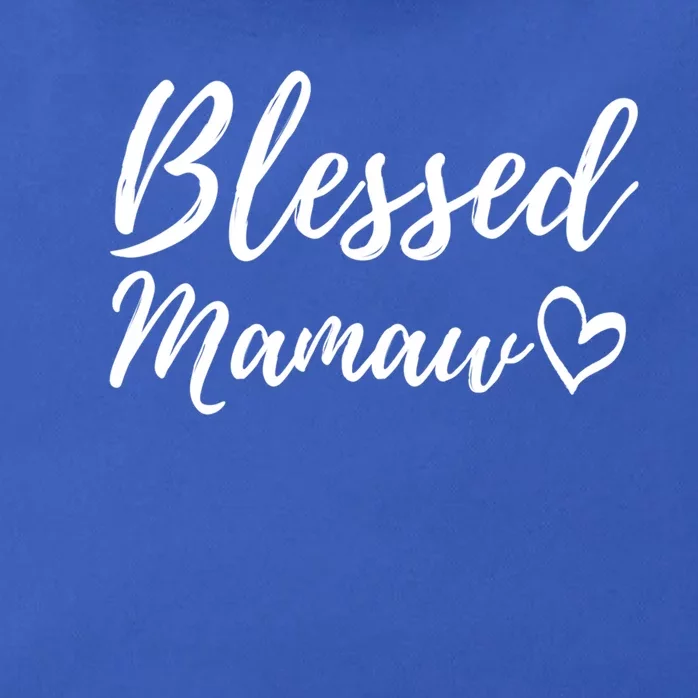 Blessed Mamaw Gift Christmas Family Matching Thanksgiving Cool Gift Zip Tote Bag