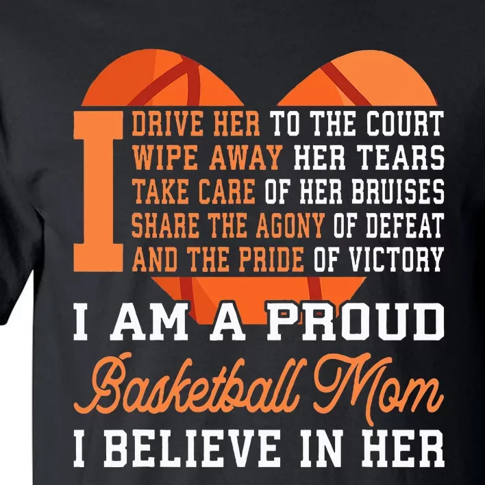 Basketball Mom Game Day Outfit Mothers Day Gift Tall T-Shirt