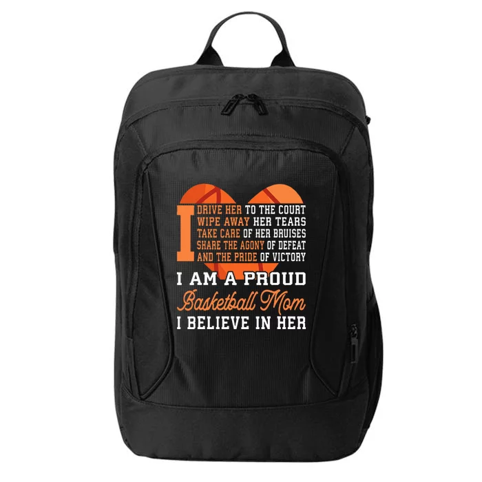 Basketball Mom Game Day Outfit Mothers Day Gift City Backpack