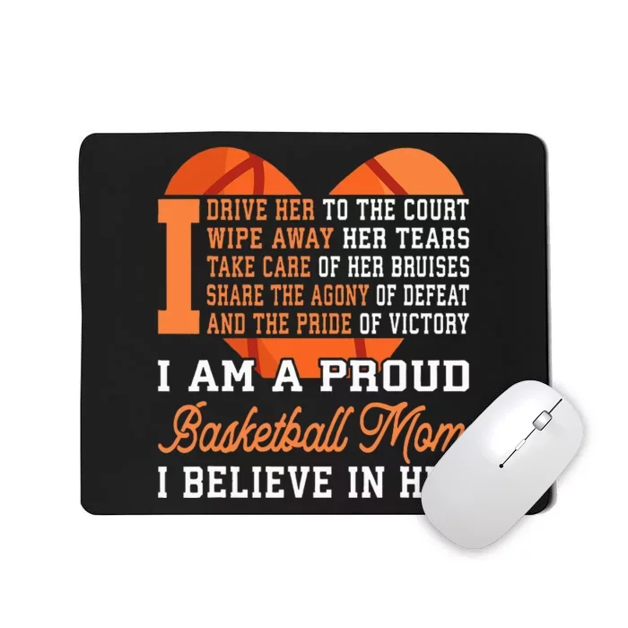 Basketball Mom Game Day Outfit Mothers Day Gift Mousepad