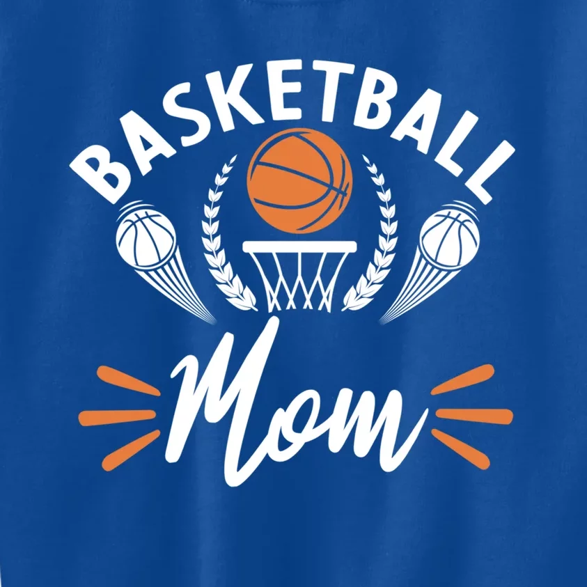 Basketball Mom Gift Kids Sweatshirt