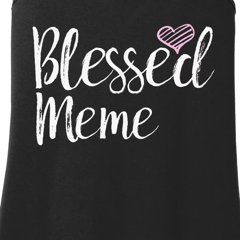 Blessed Meme Grandma Gifts Ladies Essential Tank