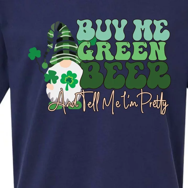 Buy Me Green Beer And Tell Me I'm Pretty Sueded Cloud Jersey T-Shirt