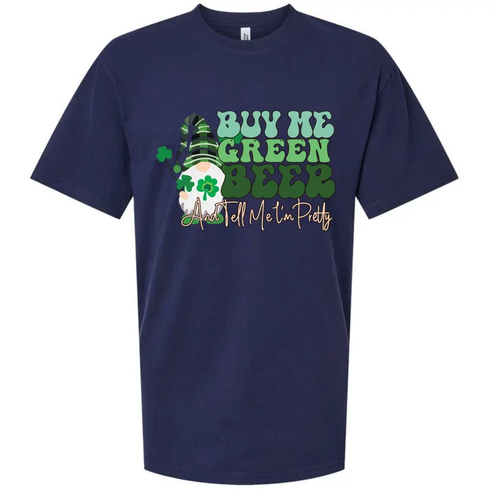 Buy Me Green Beer And Tell Me I'm Pretty Sueded Cloud Jersey T-Shirt