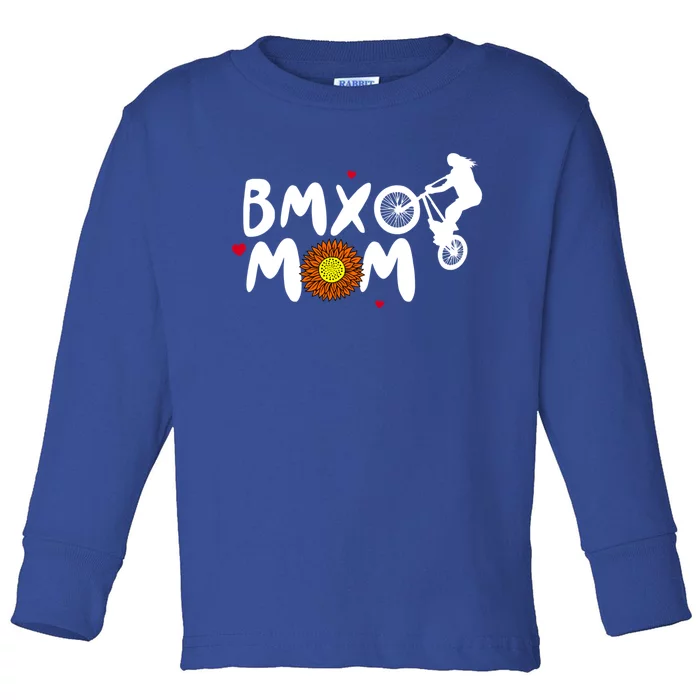 Bmx Mom Gift Toddler Long Sleeve Shirt