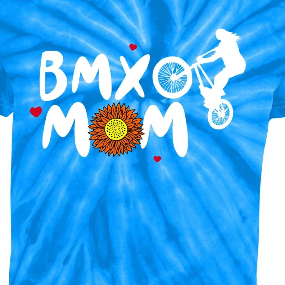 Bmx Mom Gift Kids Tie-Dye T-Shirt