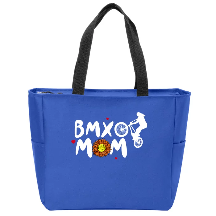 Bmx Mom Gift Zip Tote Bag