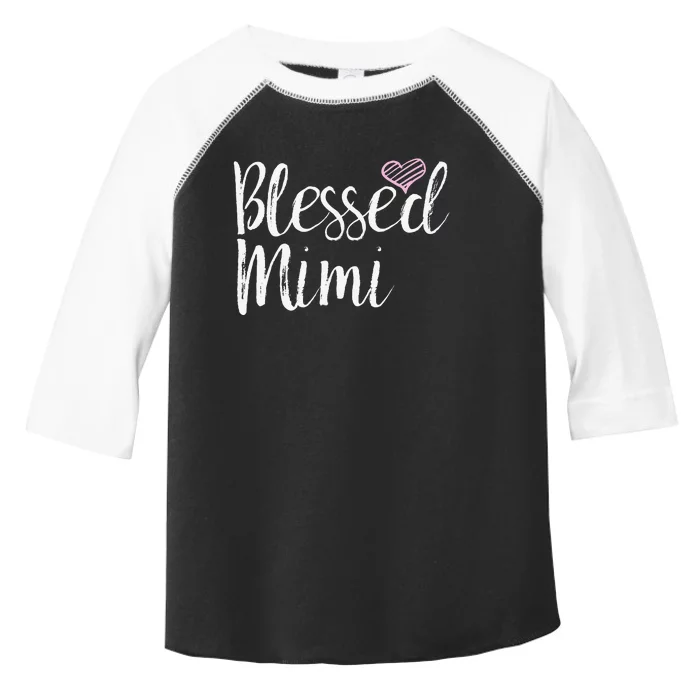 Blessed Mimi Grandma Gifts Toddler Fine Jersey T-Shirt