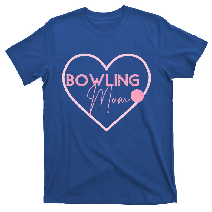 Bowling Mom Gift Cute Bowling GIfts Pink Bowling Ball T-Shirt