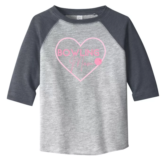 Bowling Mom Gift Cute Bowling GIfts Pink Bowling Ball Toddler Fine Jersey T-Shirt