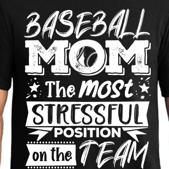 Baseball Mom Gift Baseball Lover Gift Pajama Set