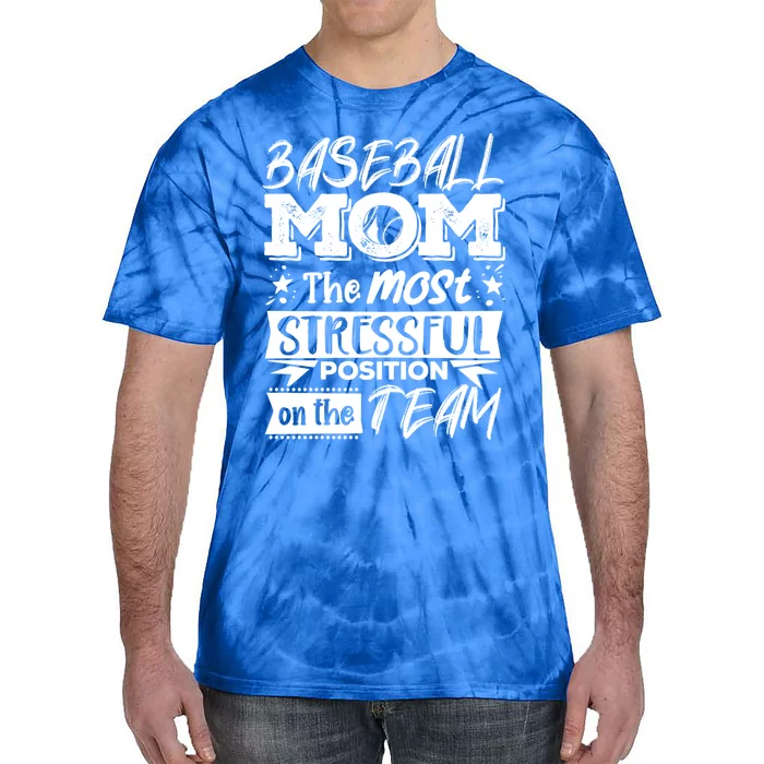 Baseball Mom Gift Baseball Lover Gift Tie-Dye T-Shirt