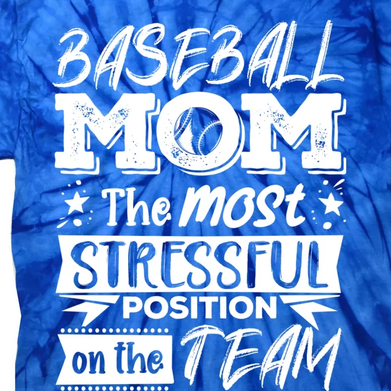 Baseball Mom Gift Baseball Lover Gift Tie-Dye T-Shirt