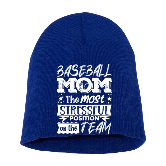 Baseball Mom Gift Baseball Lover Gift Short Acrylic Beanie