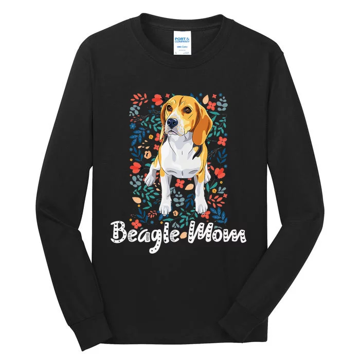 Beagle Mom Gifts for Dog Lovers & Beagle Mama Tall Long Sleeve T-Shirt