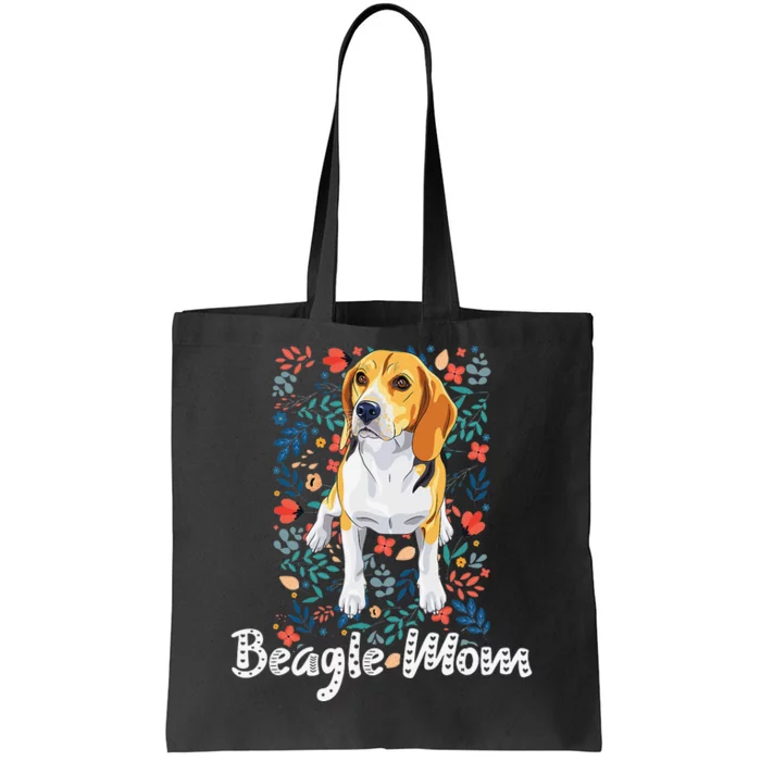 Beagle Mom Gifts for Dog Lovers & Beagle Mama Tote Bag