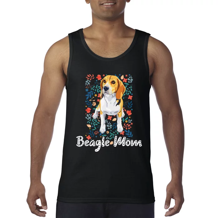 Beagle Mom Gifts for Dog Lovers & Beagle Mama Tank Top