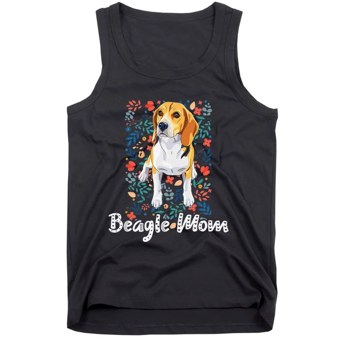 Beagle Mom Gifts for Dog Lovers & Beagle Mama Tank Top