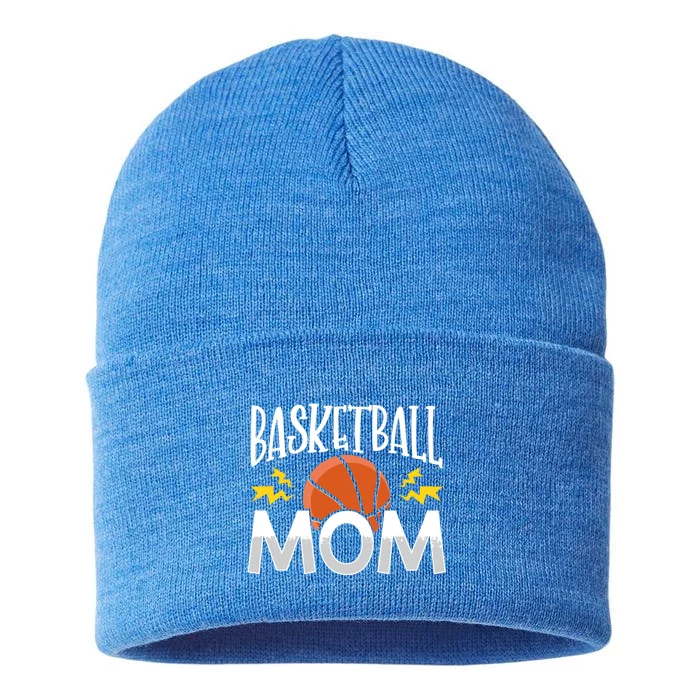 Basketball Mom Gift Sustainable Knit Beanie