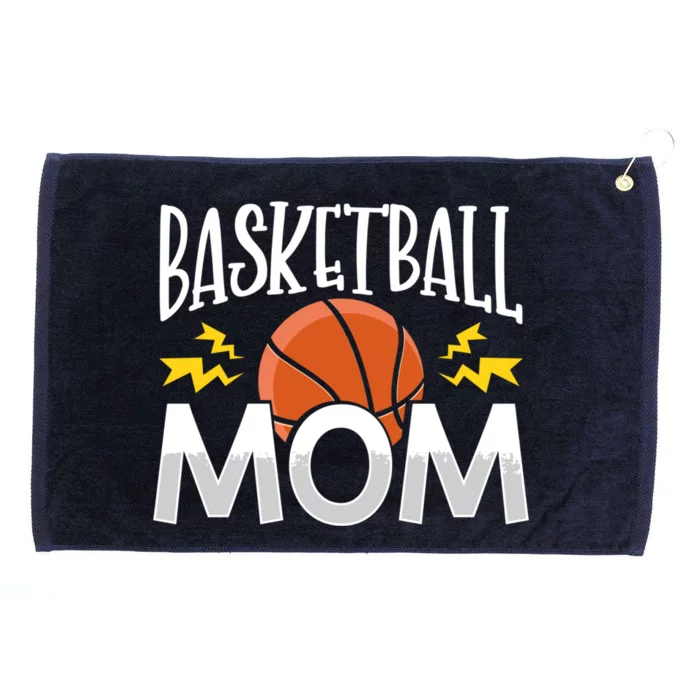 Basketball Mom Gift Grommeted Golf Towel