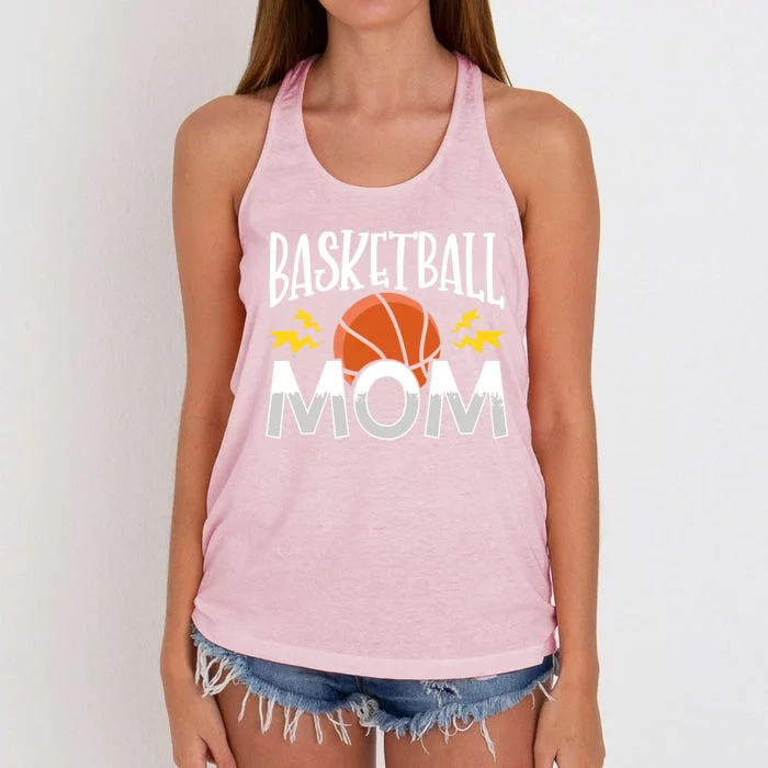 Basketball Mom Gift Women's Knotted Racerback Tank