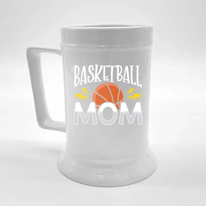 Basketball Mom Gift Front & Back Beer Stein