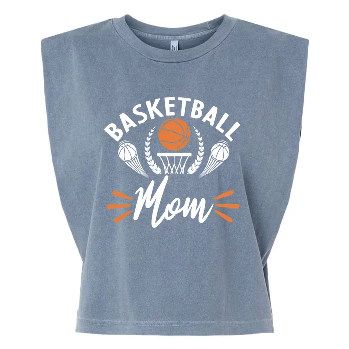 Basketball Mom Gift Garment-Dyed Women's Muscle Tee