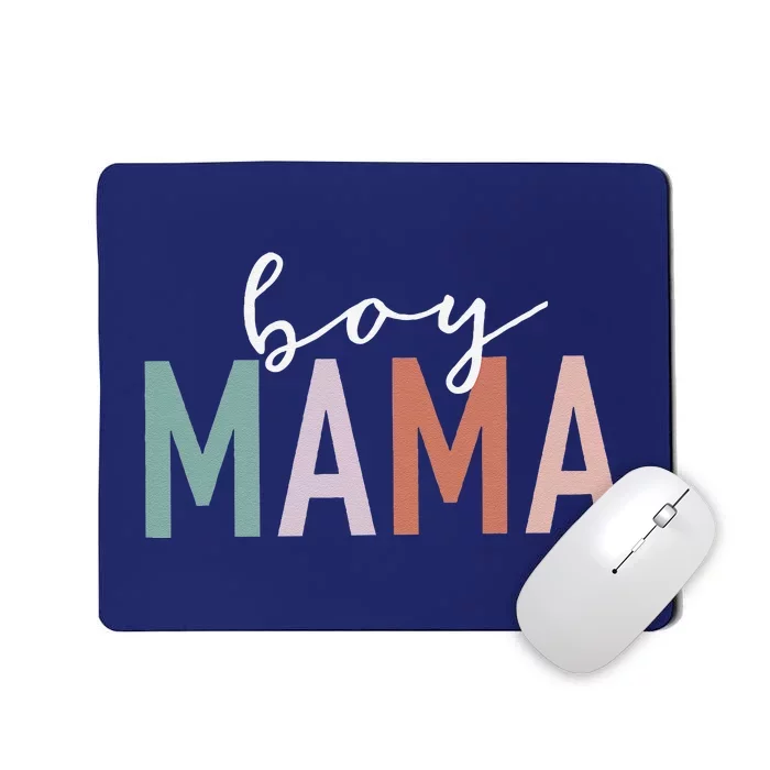 Boy Mama Gifts For Mother Mom Of Boy Leopard Print Mousepad