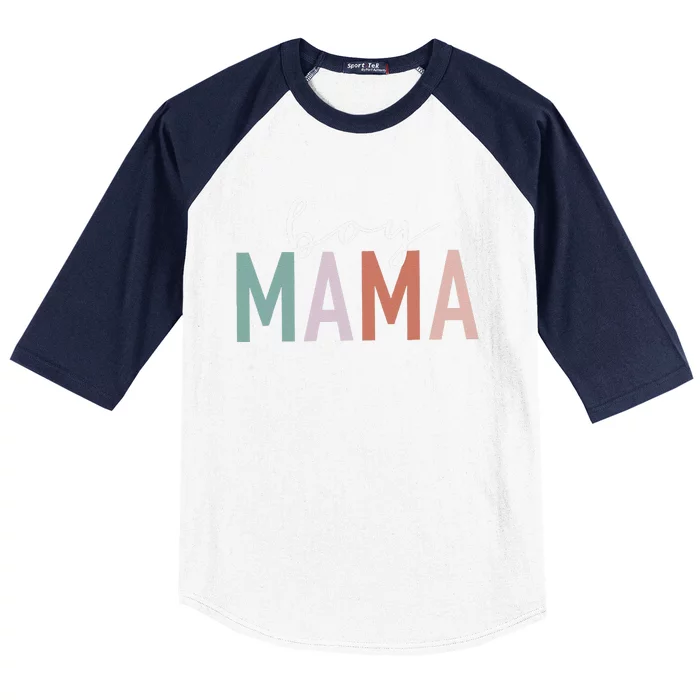 Boy Mama Gifts For Mother Mom Of Boy Leopard Print Baseball Sleeve Shirt