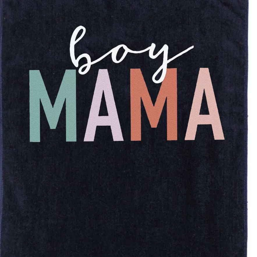 Boy Mama Gifts For Mother Mom Of Boy Leopard Print Platinum Collection Golf Towel