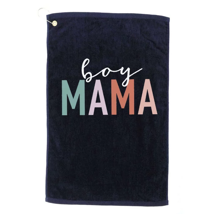 Boy Mama Gifts For Mother Mom Of Boy Leopard Print Platinum Collection Golf Towel