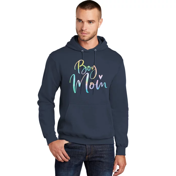 Boy Mom Gifts For Mother Mama Of Boy Tie Dye Hoodie